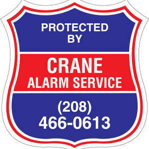 Crane Alarm Sign